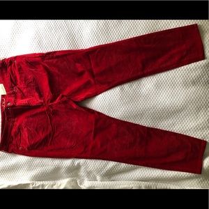Universal Thread - High rise skinny pant, red